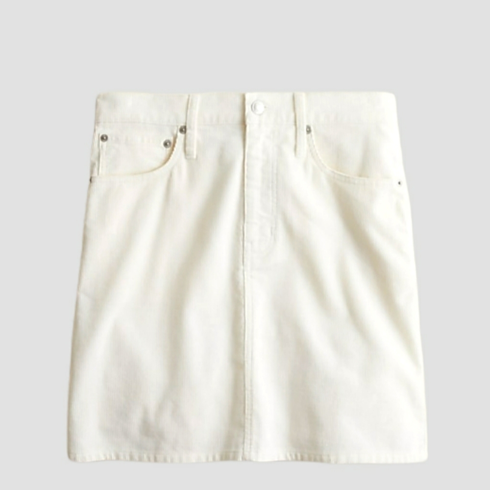 J. Crew Corduroy Skirt Size 28.